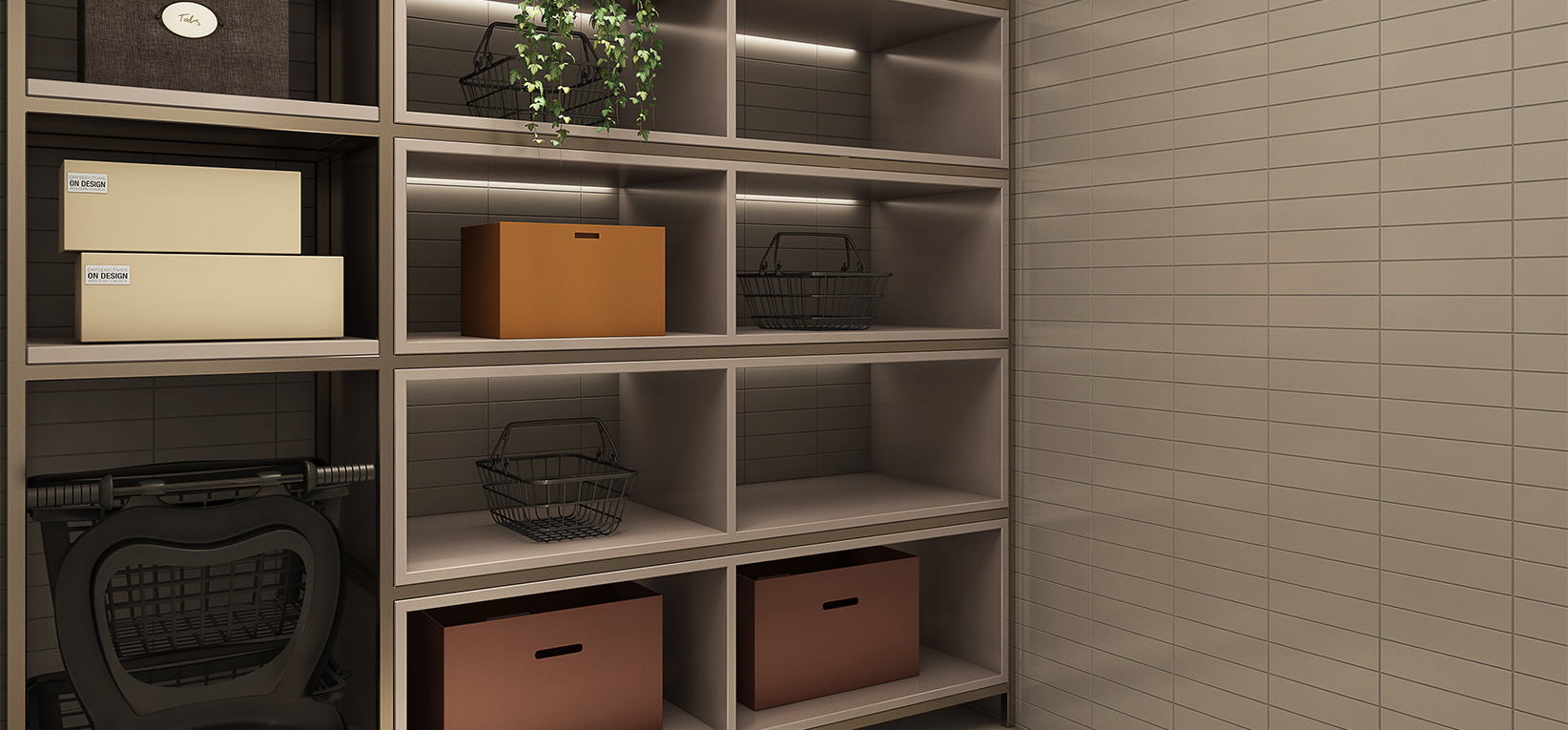 Perspectiva Ilustrada da Central Delivery