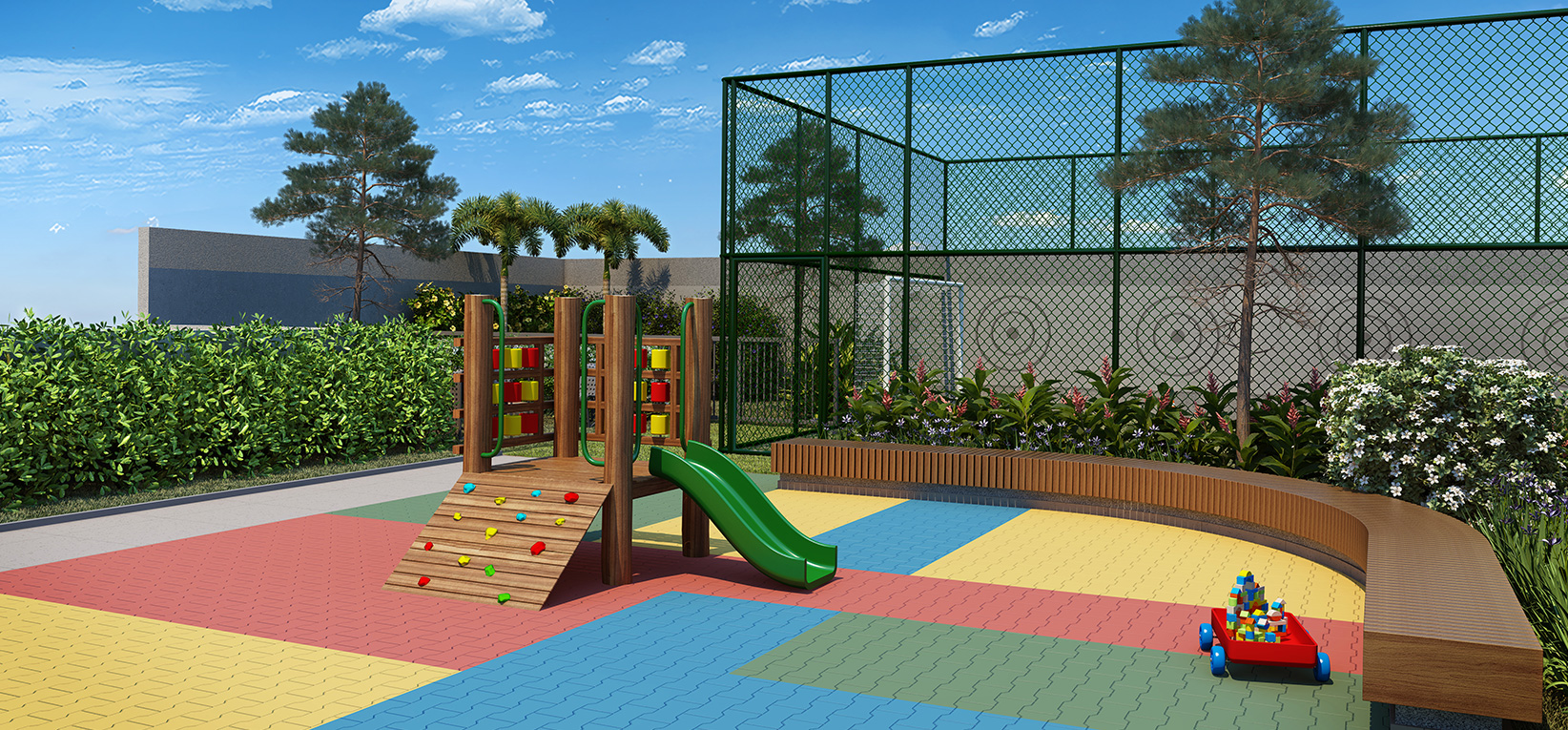 Perspectiva Ilustrada do Playground